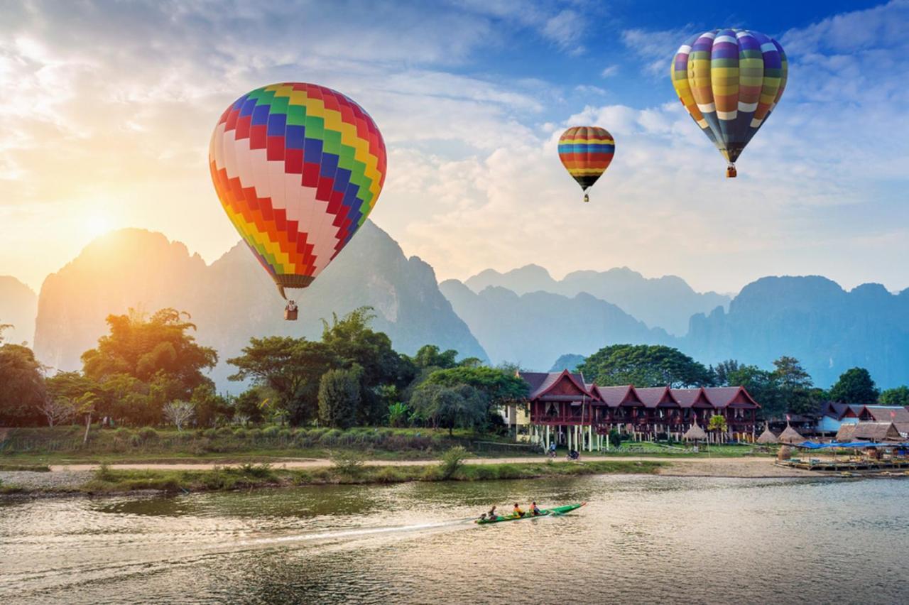 Vang Vieng Camellia Hotel Zewnętrze zdjęcie